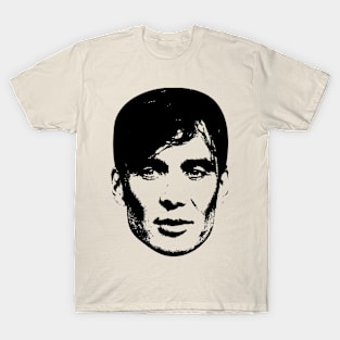 Cillian Murphy Portrait: Captivating Artistry for Fans of the Talented Actor T-Shirt